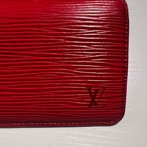 Louis Vuitton Epi wallet - Red